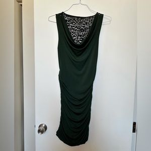 Express dress dark green